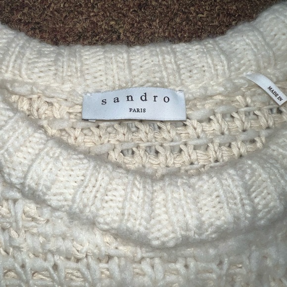 Sandro Mens Oversized Sweater - Picture 3 of 8